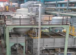 堿液凈化裝置在武漢鋼鐵公司四硅鋼應用現場